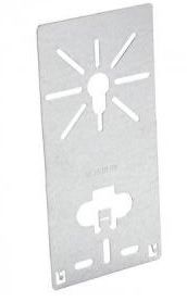 montageplaat vlak tbv kabelgoot