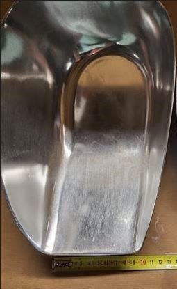 maatschep aluminium vlak 43cm