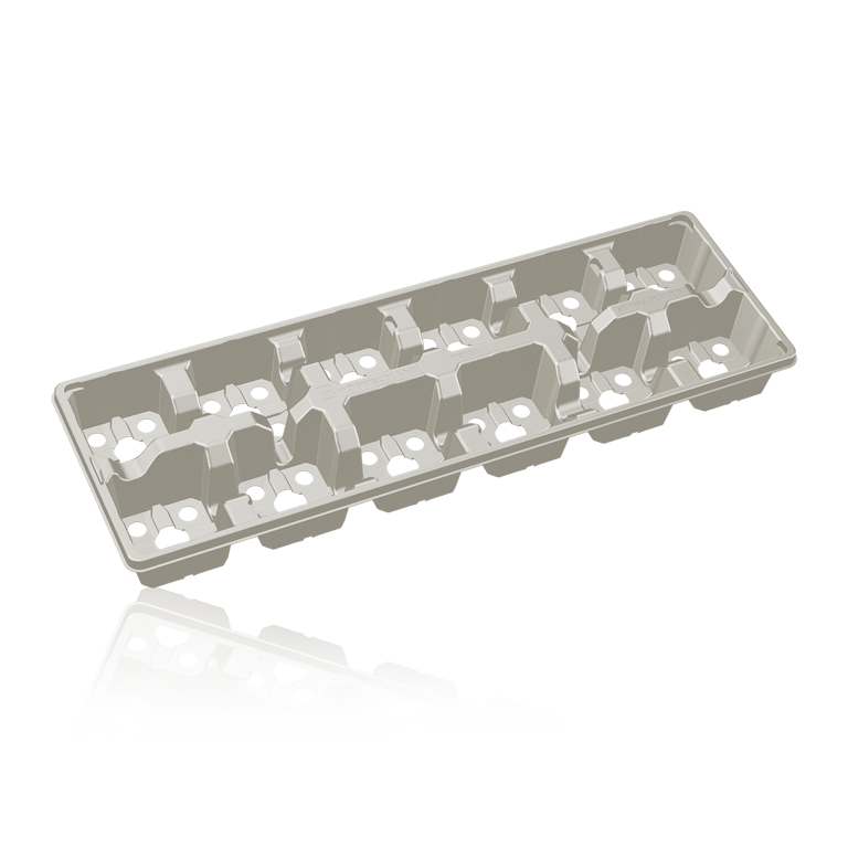 Teku tray ST 18x56 9x9/12 BDgrijs 1980/p