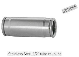 rvs 303 fitting ½" union