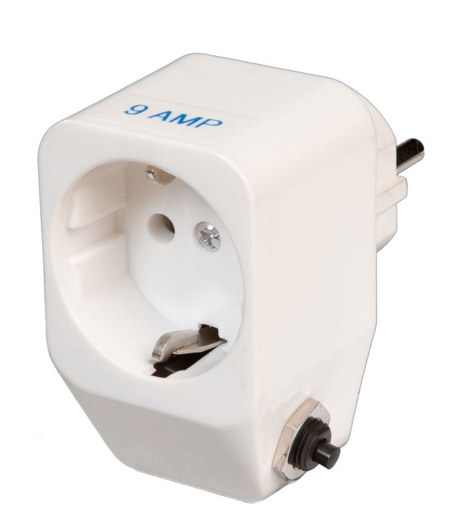 stekker thermische beveiliging 8A