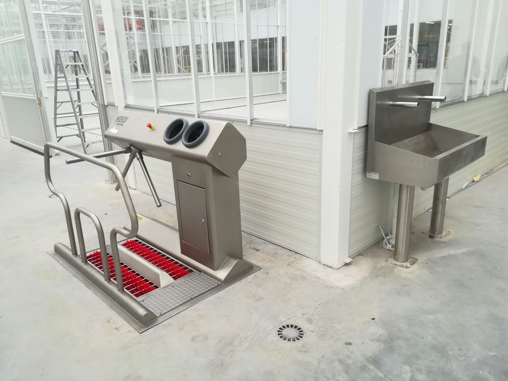 Hygiënesluis compact URK, rechts