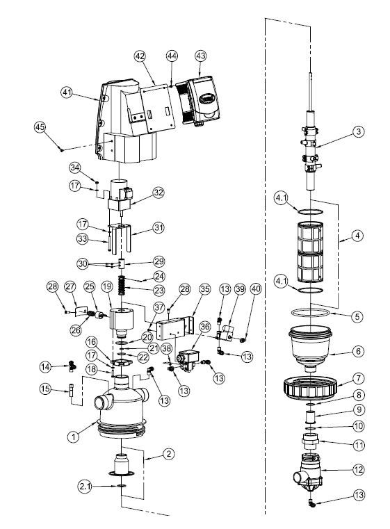 filter TAF electr motor shaft coupler