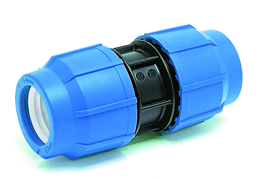 pe koppeling kiwa 50x50mm