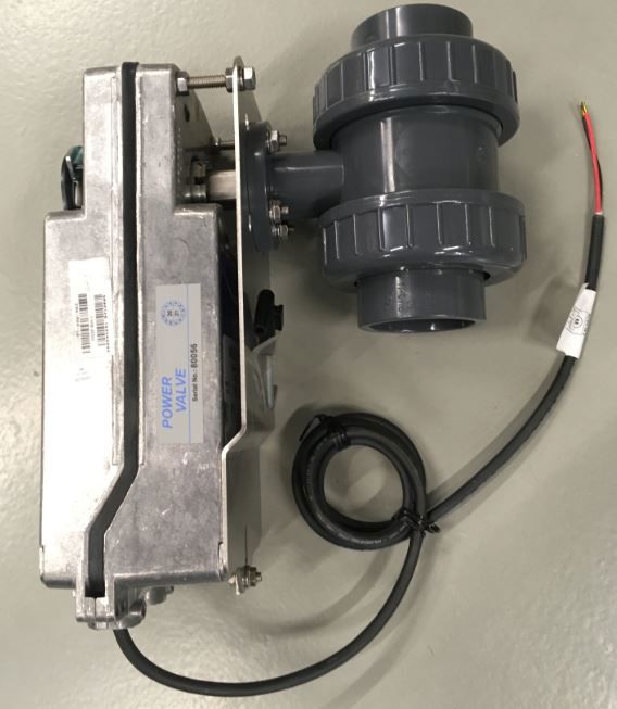 kogelkraan 63mm met veerretour 24VAC