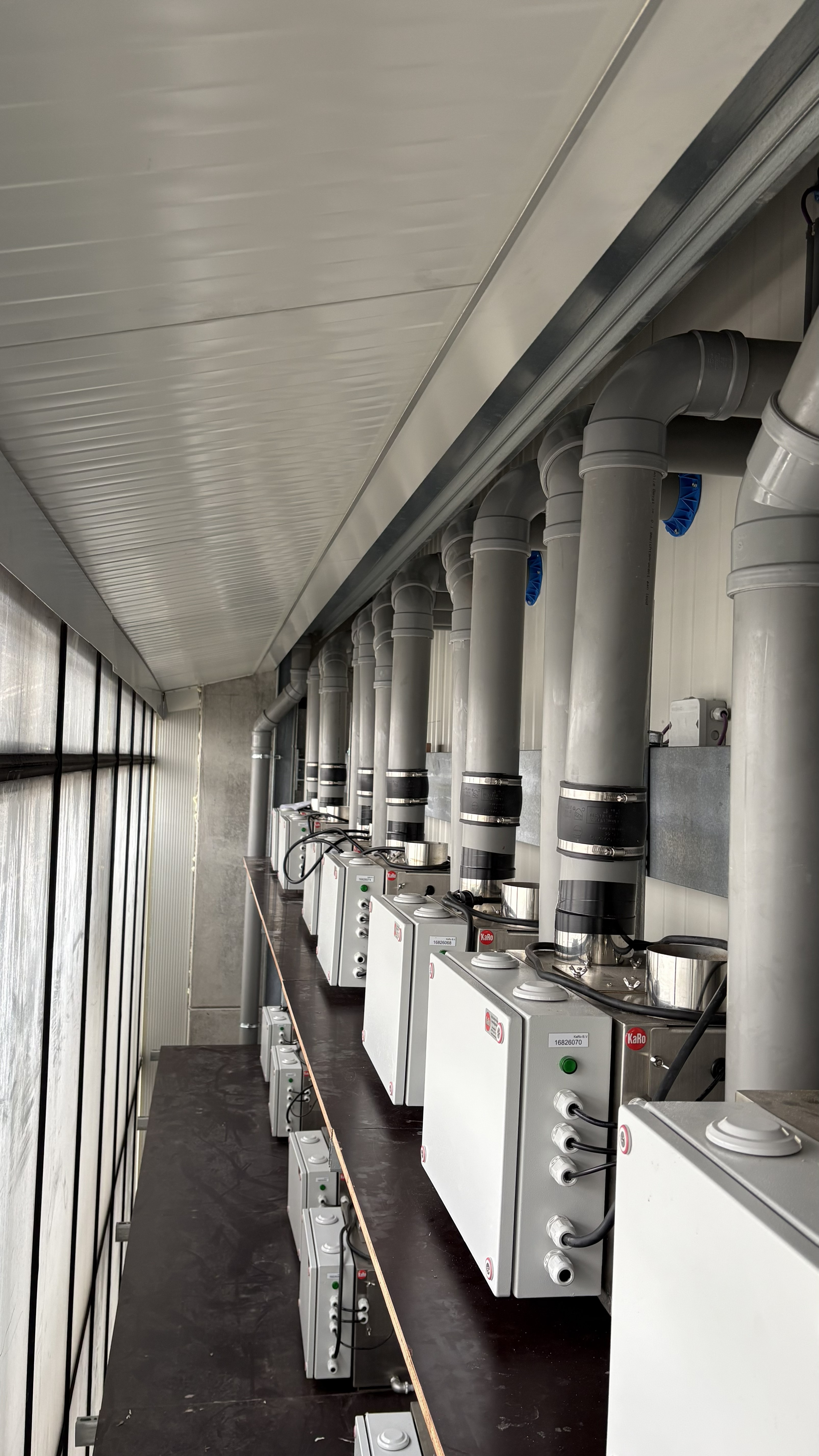 Project in Hem: Plaatsing koudstoominstallatie