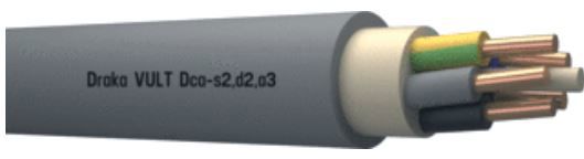 kabel YMvK-Dca 5x4mm² 100m/rol