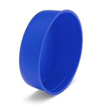 Speciedeksel 75mm blauw