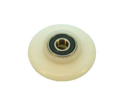 Monorailwiel nylon groot los wit 60mm