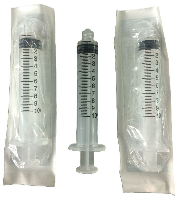 injectiespuit 10ml 3-delig steriel