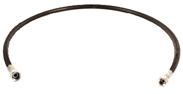 Koppelslang 3/8" 210bar 125cm incl kopp