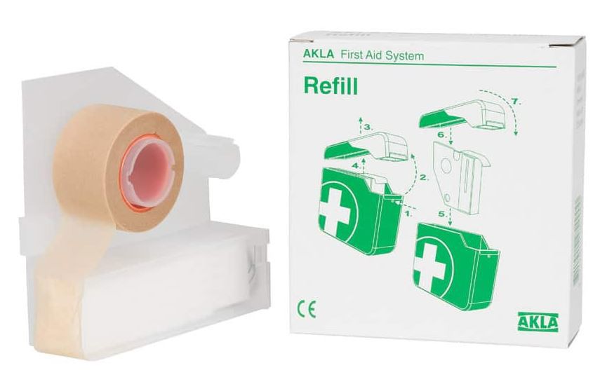 pleister dispenser navulling huidkleurig