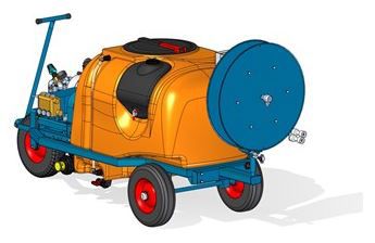 verenhaspel 70 gemonteerd op Atlanta