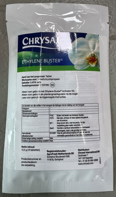 Chrysal ethyleen Buster +10 tablet+kit