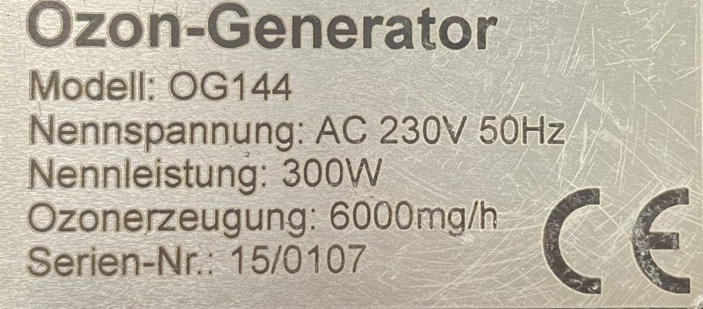ozon generator UV-C desinfectie & geur