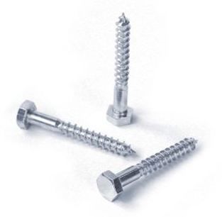 verz houtdraadbout M6x30mm per stuk