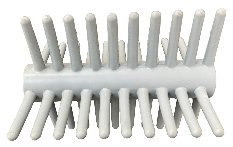 ontbladerborstel grijs 4k Ø110mm zacht