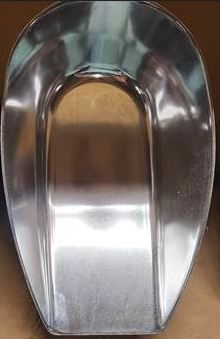 maatschep aluminium vlak 40cm