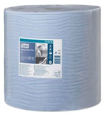 poetspapier Tork 37cm-510mtr/rol blauw