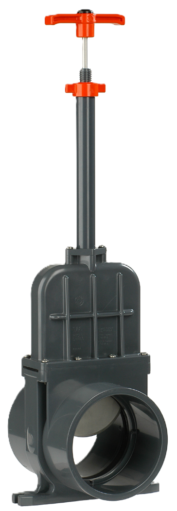 pvc schuifafsluiter 160mm +1000mm as