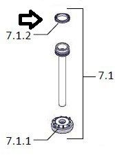 aandrijving U-cup Mini Sigma 2-3-4"