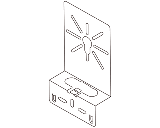 montageplaat gezet tbv kabelgoot