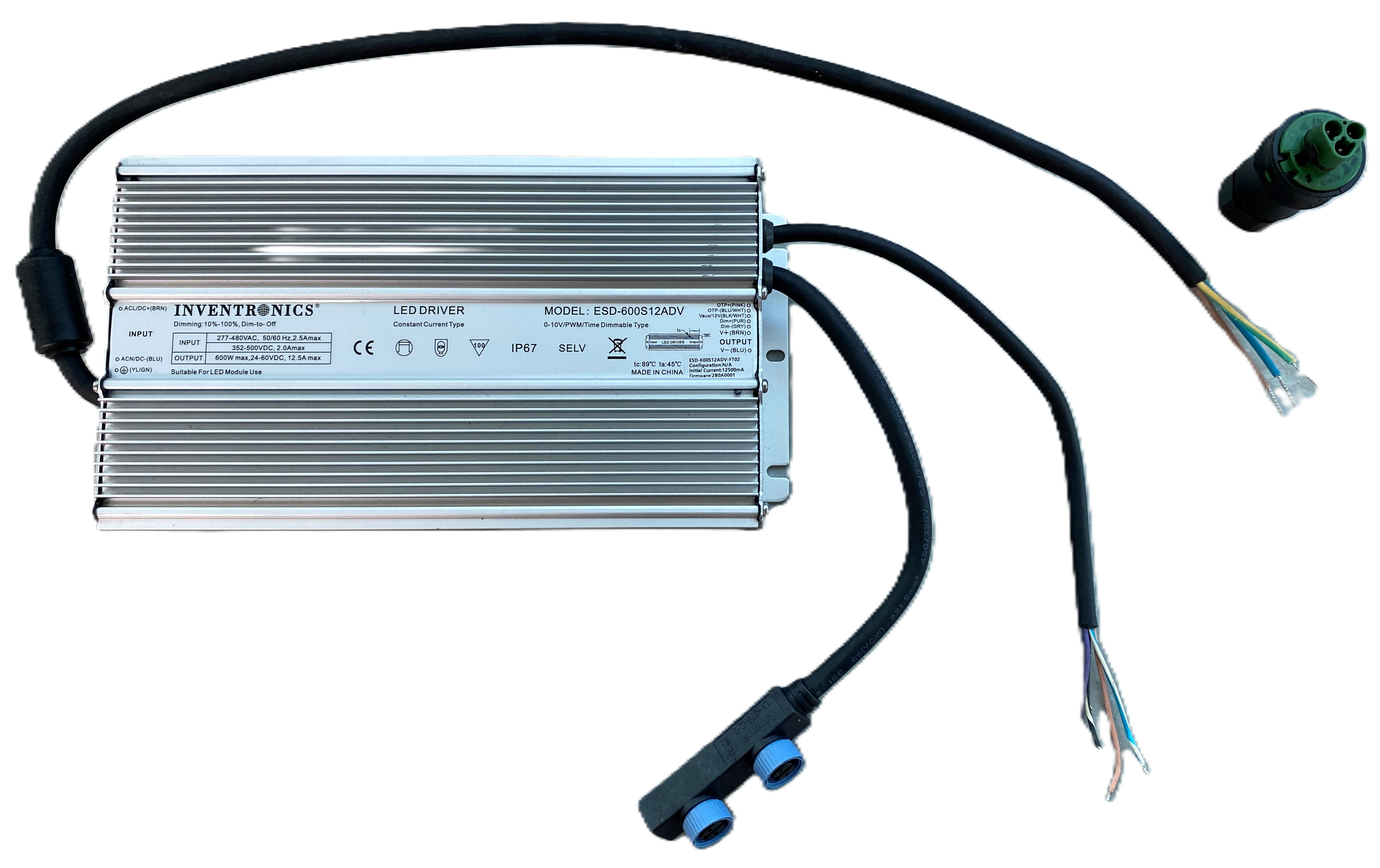 driver Inventronic EU 600W 400VAC 2-fase