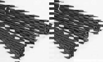 plantstok kunststof 70cm 5mm700/ds zwart