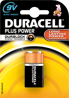 batterij Duracell 9V blok 1/pak