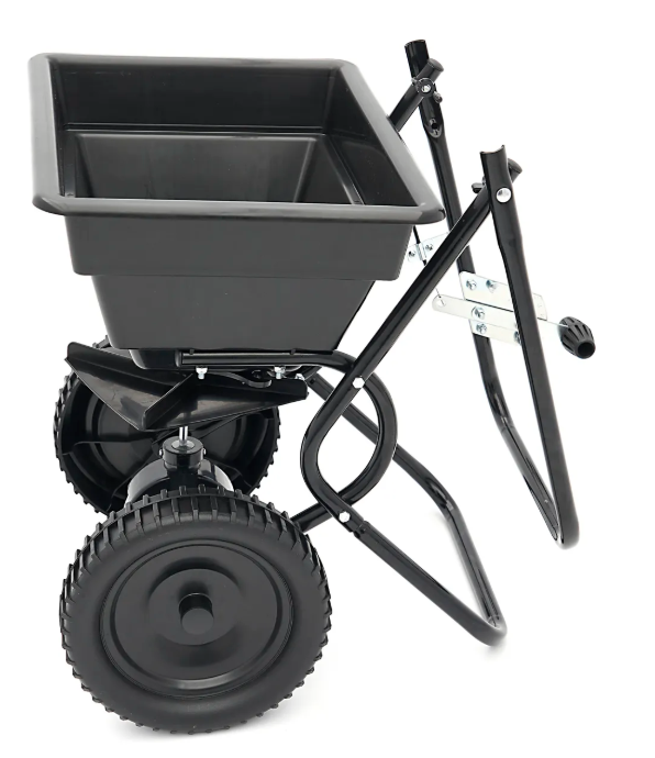 zout/kunstmeststrooier roteer 30kg zwart