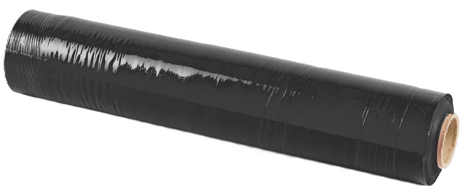 rekfolie zwart 50cm 300m 20mu per doos