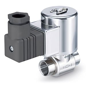 rvs magneetventiel 2-poort 700l/m M12