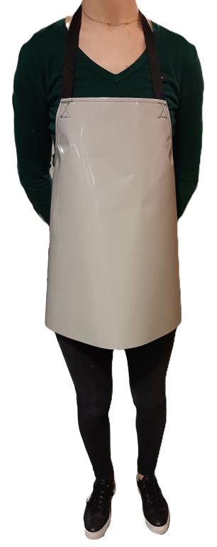 Werk/spat schort 70 x 55 cm pvc doek