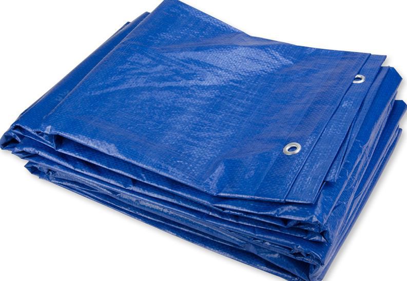 dekzeil 8x10 meter blauw