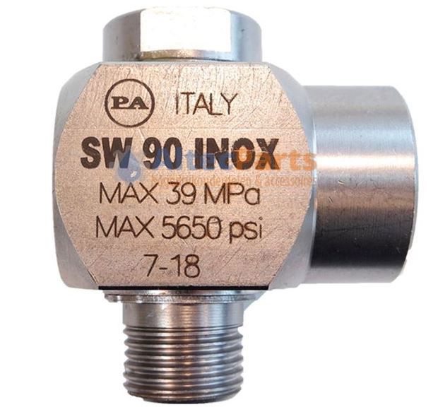 rvs swivelkoppeling haaks  ½''bi x ½''bu