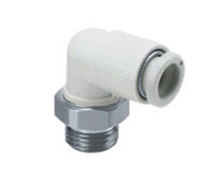 insteek knie ¼" x 6mm bi