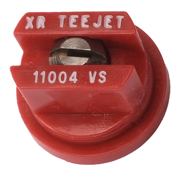 vlakstraaltip XR11004 rvs rood