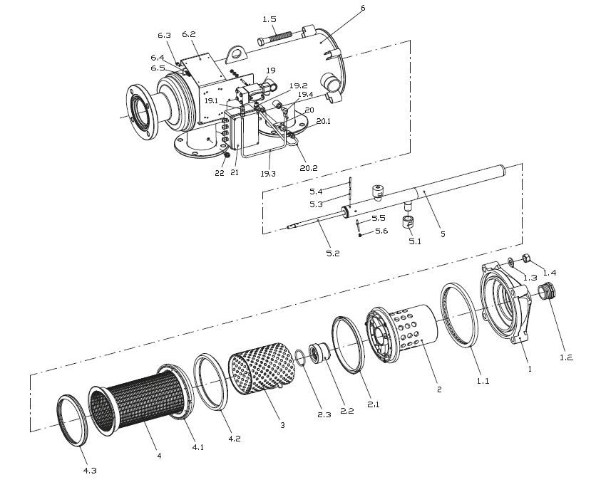filter SAF O-ring set SAF-4500