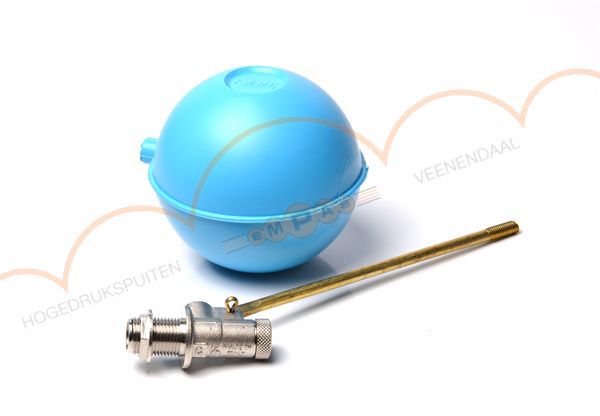 vlotterkraan rvs ½" compleet