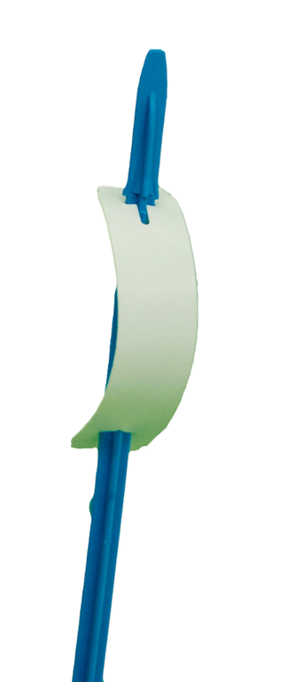 ringot etiket 11x2,5cm+kruiswit 1250/rol