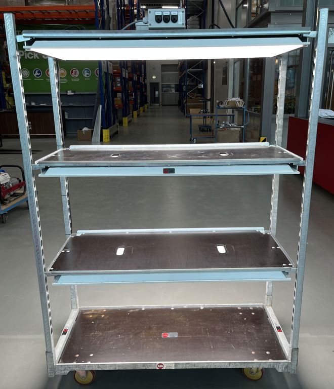 LED kar met 1 plaat met zonlichtlamp