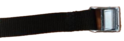 kunststof riem met metalen gesp 150cm