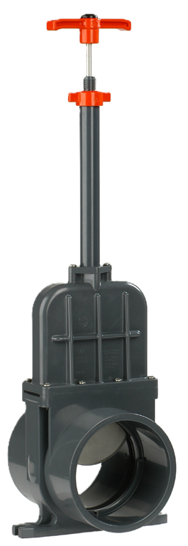 pvc schuifafsluiter 160mm+500mm as