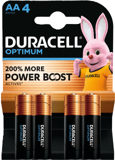batterij Duracell 1.5V staaf AA 4/pak