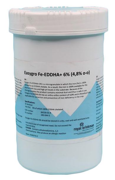Easygro ijzerch. 6% EDDHA(4,8% O/O) 1kg