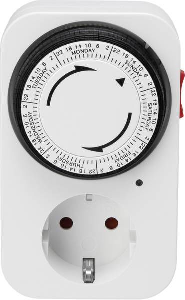 Sygonix stopcontact schakelklok analoog