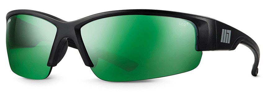 bril groen, half montuur, Cultivator LED