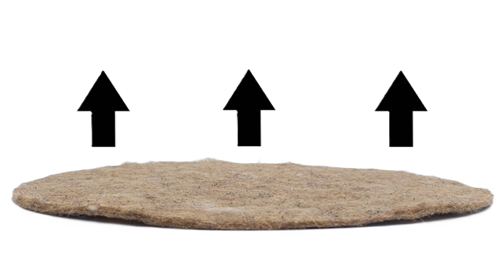 Anti-onkruidschijf 19cm  2400/doos