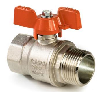 kogelkraan K343 ¾" bixbu (vlinder)