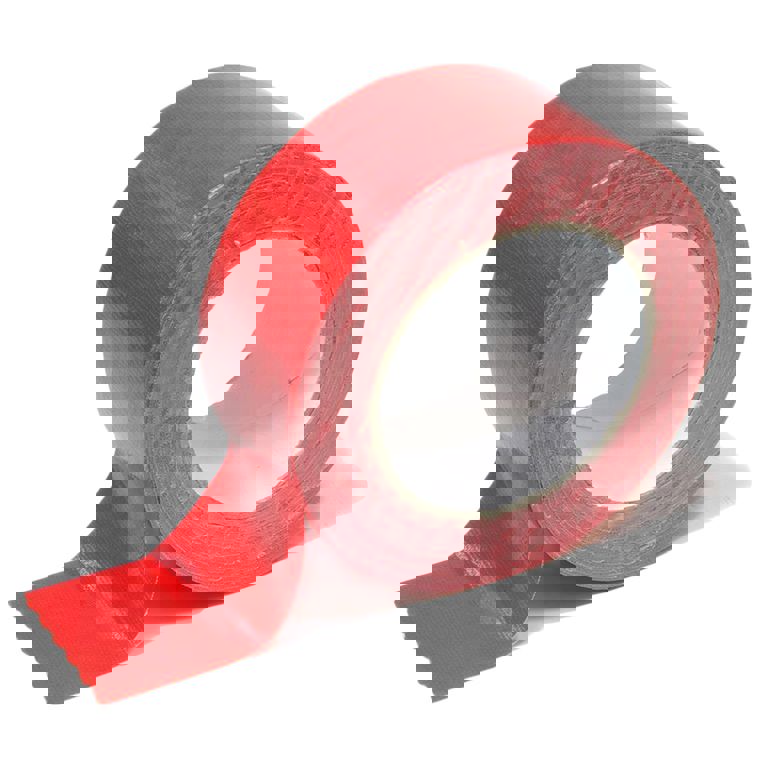 Duct tape 50mm rood 25m/rol